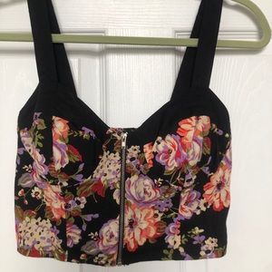 Band of gypsies cami crop top SMALL